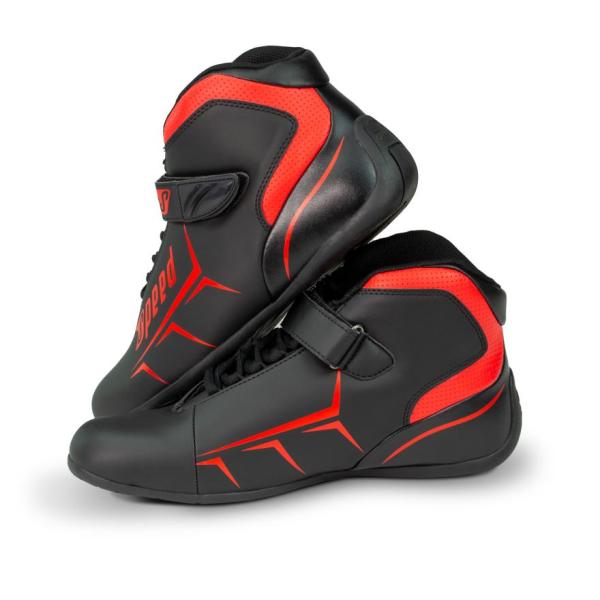 Kartschuhe ROME 2.0 | schwarz-rot | Gr. 43